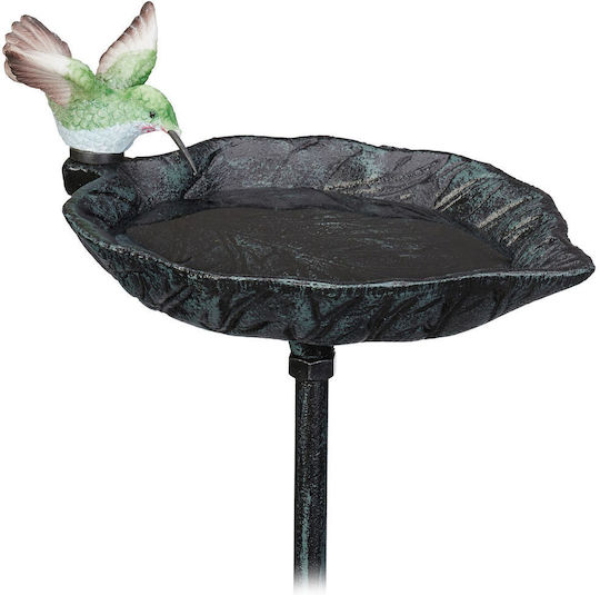 Relaxdays Decorative Bird Bath Made of Cast Iron 10044922