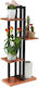 Relaxdays Suport Metalic Pentru Plante Maro 93x22.5x42.5 cm