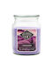Relaxdays Aromatic Purple Candle 14.5x10cm