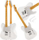 V-tone Elektrische Gitarre T Style ETL39 Weiß