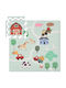 Relaxdays Interaktives Kinder-Bodenpuzzle 9 Teile