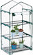 Relaxdays Gewächshaus 1,22x0,64x0,45m
