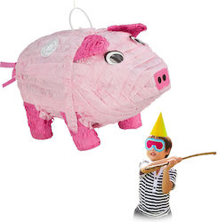 Relaxdays Pinata Porc Roz 25x20x43cm Relaxdays Pinata Porc Roz 25x20x43cm