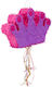 Crown Pinata Relaxdays Pink Burgundy 31x49x10cm
