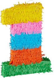 Birthday Pinata Relaxdays Multicolor 50.5x35.5x7.5cm 0-9