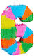 Piñata De Ziua De Naștere Relaxdays Multicolor ...