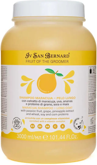 Fruit Groomer New Iv San Bernard Șampon Maracuja Nou Pentru Câini și Pisici 3L