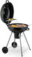 Relaxdays Relaxdays Holzkohlegrill mit Thermometer
