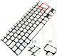 Tastatură Laptop Dell Xps 15z Argintie Retroiluminată Layout Engleză (UK)