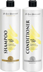 Iv San Bernard Lemon Shampoo Conditioner Dogs Cats 1l Iv San Bernard Lemon Shampoo Conditioner Dogs Cats 1l