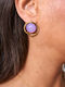 Purple Stud Earrings