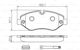 Bosch Brake Pad Set Disc Brake 0 986 494 728