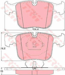 Trw Gdb1118 Brake Pad Set Disc Brake