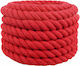 vidaXL Rope Red 3 x 3 x 1000 cm Cotton