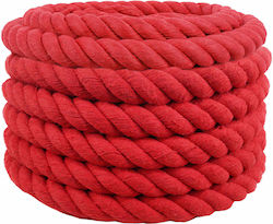 vidaxl Seil Rotes 3 X 3 X 2500 cm Baumwolle