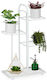 Relaxdays Suport Pentru Plante Alb 72.5x44x22.5 cm