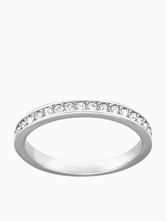 Swarovski Inel Verighetă Pentru Femei cu Pietre Placat cu Aur