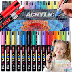 Verk Group Markeri Acrilici 4mm Set 12 Buc Verk Group Markeri Acrilici 4mm Set 12 Buc