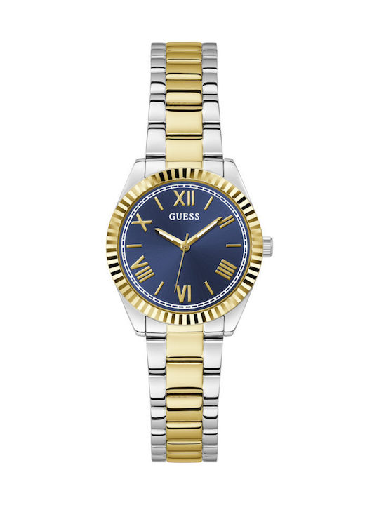 Guess Luna Womens Watch 30mm Battery with Gold ...
