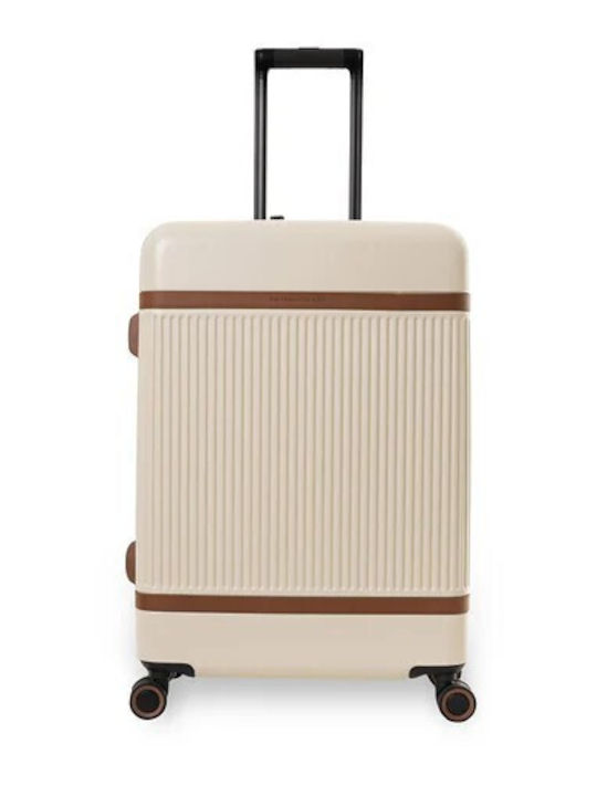 The Chesterfield Brand Medium Hard Suitcase Sandy Beach with 4 Wheels Height 65cm