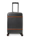 The Chesterfield Brand Cabin Hard Gray Suitcase with 4 Wheels Height 55cm
