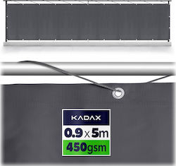 Kadax Wasserdichter Planen 5m Schwarz