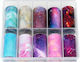 Luxorise Nail Art Transfer Foil Set #13 Cosmos 10 Pcs