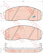 Brake Pad Set Disc Brake Trw Gdb3433