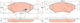 Trw Gdb255 Brake Pad Set Disc Brake