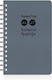 Academic Spiral Diary Ekdosis 2026-2027 Daily 14x21 Spiral Gray-Purple Lavender 885
