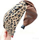 Brown Leopard Headband