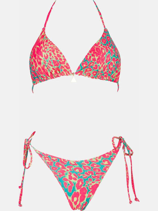 Decoro Set Bikini 3 Τεμαχίων Τριγωνάκι Φουξ