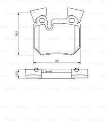 Bosch Brake Pad Set Disc Brake 0 986 494 421 Bosch Brake Pad Set Disc Brake 0 986 494 421