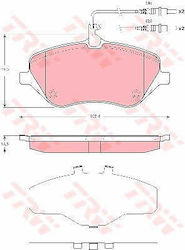 Set Plăcuțe De Frână Discuri De Frână Trw Gdb1663