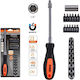 Shind Socket Screwdriver with 23 Interchangeable Bits