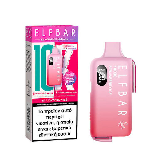 Elf Bar Țigară Electronică de Unică Folosință Strawberry Ice 2ml 20mg Roșie