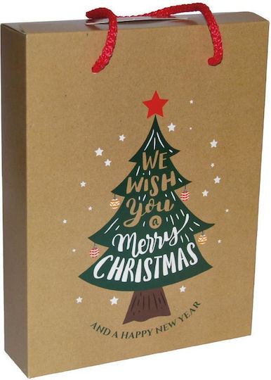 Next Christmas Χάρτινη Χριστουγεννιάτικη Τσάντα για Δώρο 24.5εκ. 12τμχ