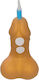 Diablo Picante Penis Birthday Number Candle Golden