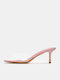 Women's Mules with Heel in Pink Color