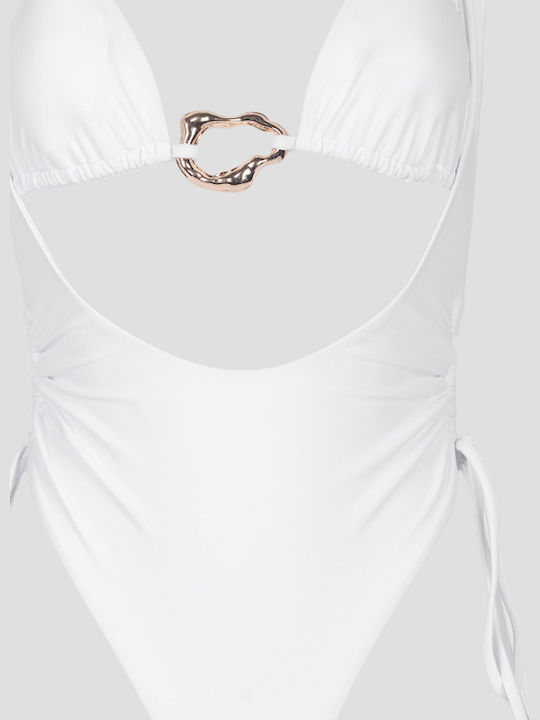Decoro Decoro Swimsuit with Openings White