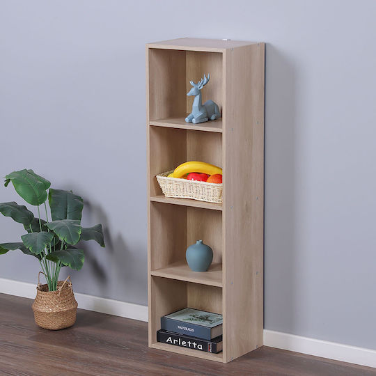 Bookcase Light Brown 106x32x24cm