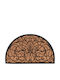 Relaxdays Covoraș De Intrare Semicircular Din Nucă De Cocos Bej X100Cm