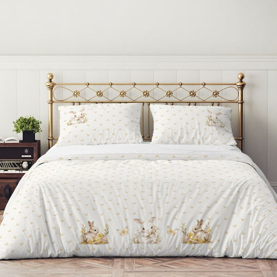 Lenjerii Deosebite Set Huse Pentru Pilote Dublu 200x220cm Alb