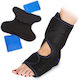 Relaxdays Cooling Leg Wrap Fastening Blue Black 2.5x28x37 Cm