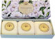 The English soap Company White Jasmine Soap Bars with Glycerin 3x100g