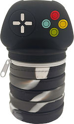 Must Team Gaming Pencil Case Made of Black Sili...