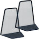 Bookends Set 2 Relaxdays Metal Anthracite 14x12.5x9cm