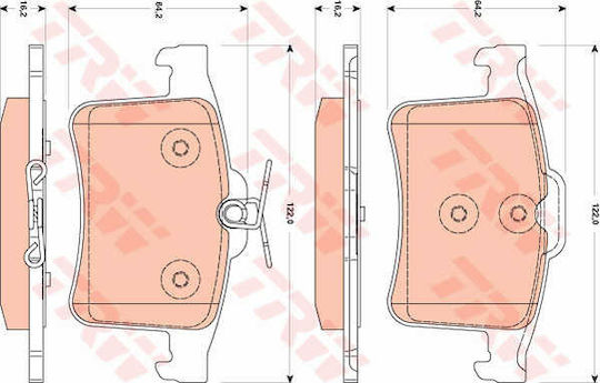 Trw Gdb1877 Brake Pad Set Disc Brake