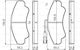 Bosch Brake Pad Set Disc Brake 0 986 494 850