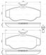Bosch Brake Pad Set Disc Brake 0 986 424 565